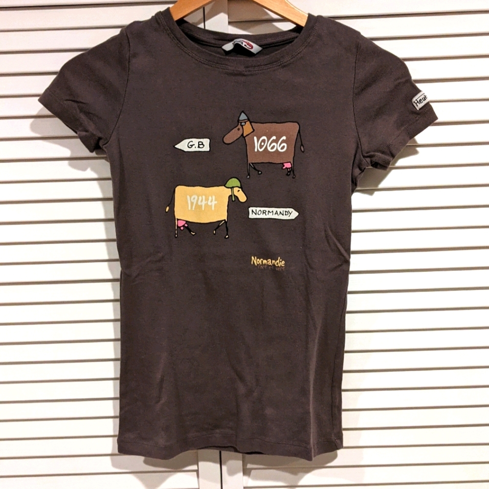 Normandy France Cow T-Shirt